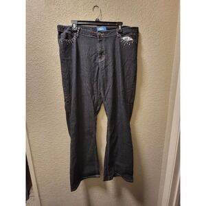 Dkin Embelished Womens Straight Leg Jeans Size 18W